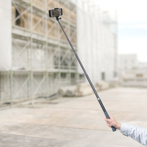 カーボン一脚（高所撮影ポール・軽量・スマホ撮影対応・最大1.2m）