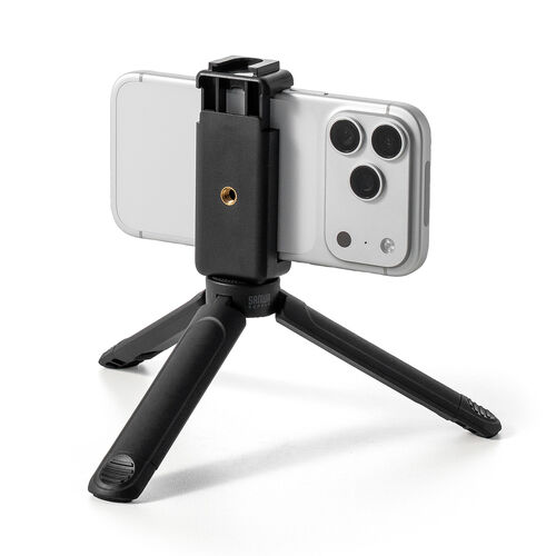 スマホ三脚（スマホスタンド・2WAY手持ちグリップ・GoPro対応・カメラ対応・卓上撮影・自撮り・旅行・動画撮影用）