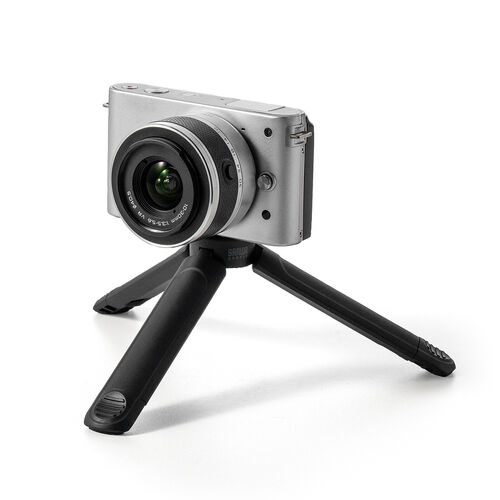 スマホ三脚（スマホスタンド・2WAY手持ちグリップ・GoPro対応・カメラ対応・卓上撮影・自撮り・旅行・動画撮影用）