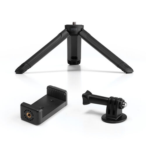 スマホ三脚（スマホスタンド・2WAY手持ちグリップ・GoPro対応・カメラ対応・卓上撮影・自撮り・旅行・動画撮影用）