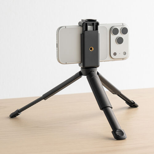 スマホ三脚（スマホスタンド・2WAY手持ちグリップ・GoPro対応・カメラ対応・卓上撮影・自撮り・旅行・動画撮影用）