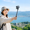 スマホ三脚（ミニ三脚・ワンタッチ開閉・伸縮式・2WAY・自撮り棒・GoPro対応・30cm・旅行・集合写真・動画撮影用）
