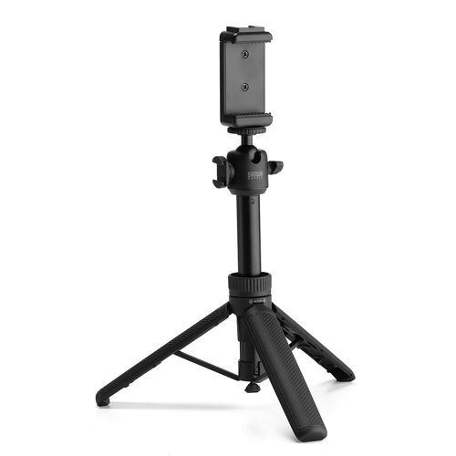 スマホ三脚（ミニ三脚・ワンタッチ開閉・伸縮式・2WAY・自撮り棒・GoPro対応・65cm・旅行・集合写真・動画撮影用）
