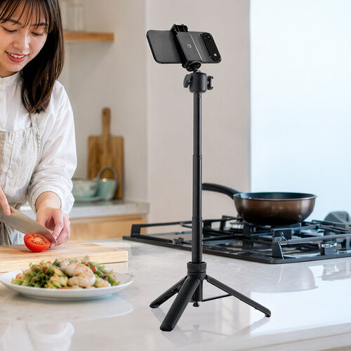 スマホ三脚（ミニ三脚・ワンタッチ開閉・伸縮式・2WAY・自撮り棒・GoPro対応・65cm・旅行・集合写真・動画撮影用）