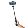 スマホ三脚（ミニ三脚・ワンタッチ開閉・伸縮式・2WAY・自撮り棒・GoPro対応・65cm・旅行・集合写真・動画撮影用）