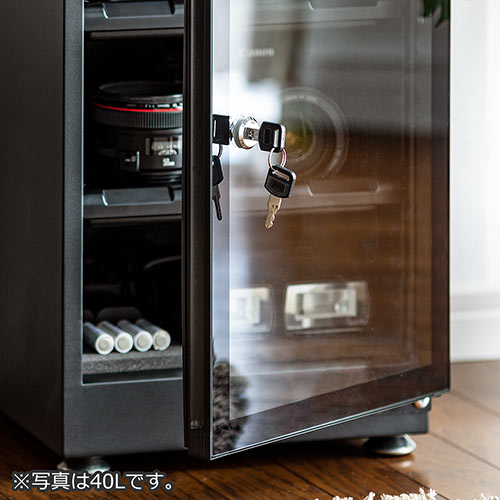 ドライボックス（防湿庫・除湿庫・カビ対策・静音・カメラ収納・鍵つき・30L）