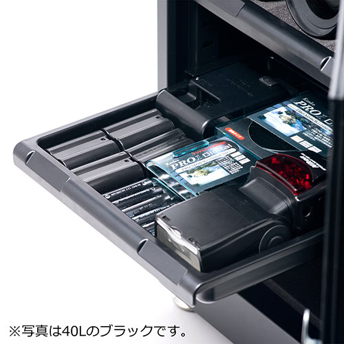 【アウトレット・中古・セール】防湿庫（ドライボックス・除湿庫・カビ対策・静音・カメラ収納・40L・木目調・鍵つき）