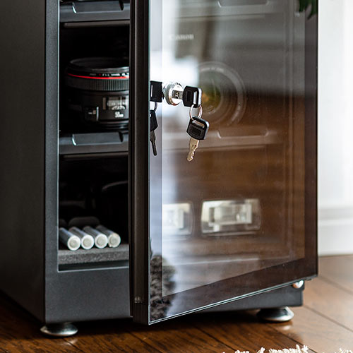 ドライボックス（防湿庫・除湿庫・カビ対策・静音・カメラ収納・鍵つき・40L）