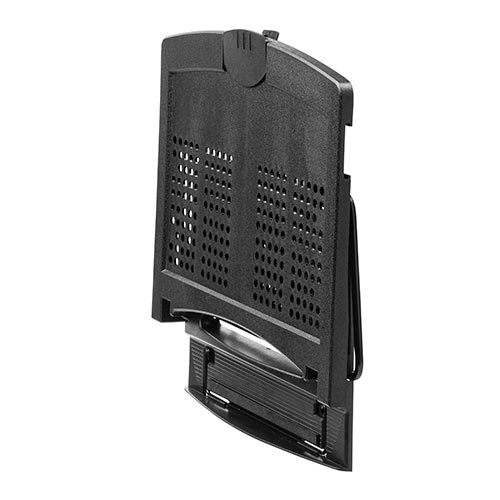 ノートパソコンスタンド（データホルダー・書見台・ブックスタンド・タブレットスタンド・角度調節6段階・ブラック）