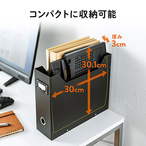 ノートパソコンスタンド（データホルダー・書見台・ブックスタンド・タブレットスタンド・角度調節6段階・ブラック）