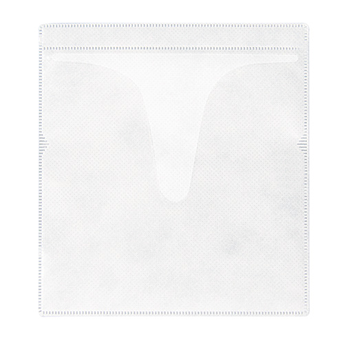 CD・DVD用不織布ケース（両面収納・ホワイト）