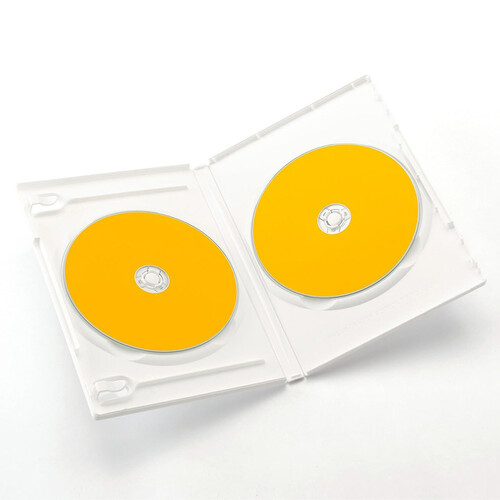 DVDケース（2枚収納・トールケース・100枚・BD・CD・BD-R・BD-RE