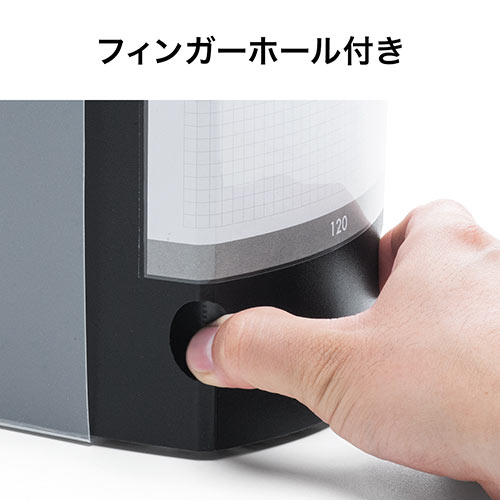 ブルーレイ収納ファイル（72枚収納・インデックス付・ブラック）