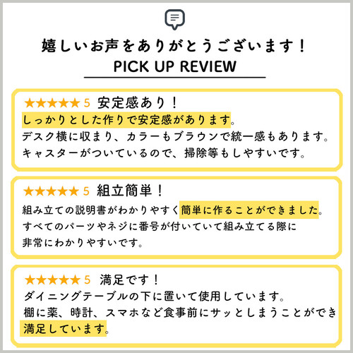 すきま収納ラック(３段・木製・キャスター付き・収納・スリムワゴン・カウンター下・幅20cm・奥行き55cm・コミック・漫画・CD・DVD・BD・ブラウン) FCD070BR
