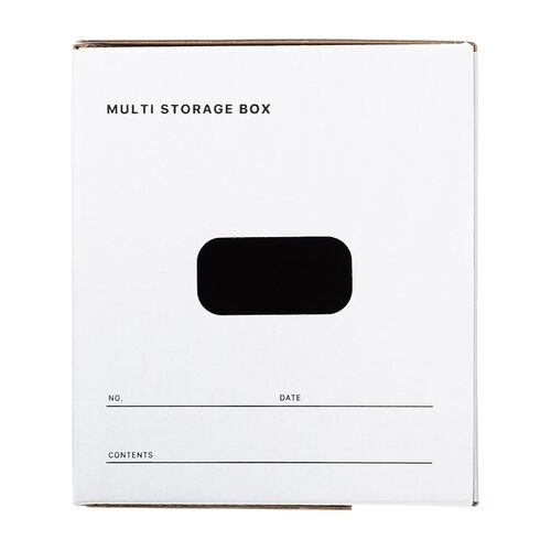 マルチ収納ボックスケース（Sサイズ・5個セット・段ボール製・組み立て式・CD・DVD・本・衣服・ラック収納・輸送箱）