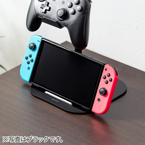 ゲームコントローラースタンド（タブレットホルダー付き・ゲームパッドスタンド・ヘッドホンスタンド・スマホスタンド・ホワイト）