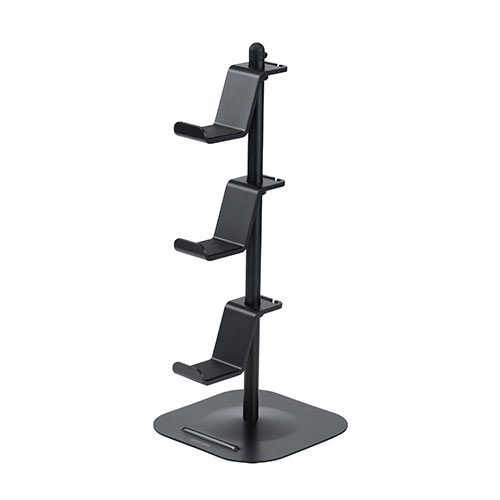 ゲームコントローラースタンド（ゲームパッドスタンド・ヘッドホンスタンド・ブラック）