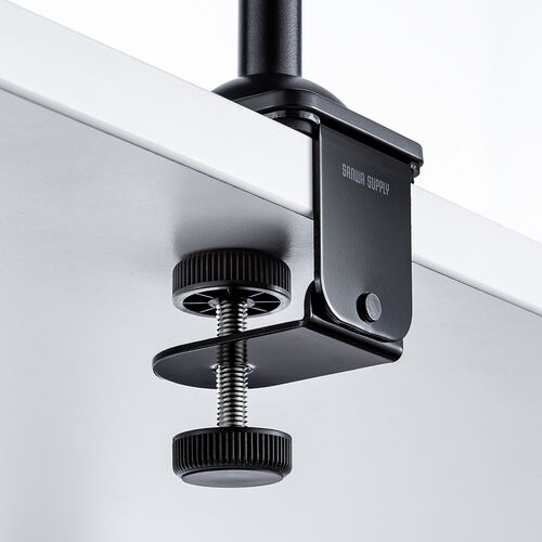 コントローラースタンド（クランプ固定式・転倒防止・ゲームパッド・ヘッドホン・スタンド・PS5・PS4・switch 対応・充電用スリット・卓上・デスク下・収納ラック・収納スタンド・ブラック）