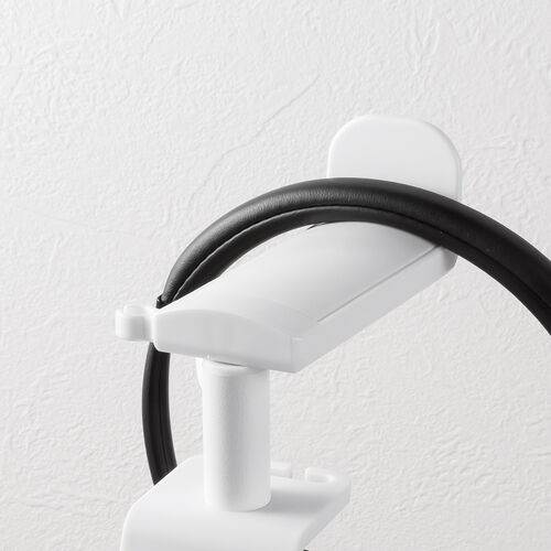 ゲームパッドスタンド専用フック（EZ2-GAP011シリーズ・EZ2-GAP011Aシリーズ用・1/4インチネジ取り付け・ホワイト）