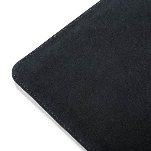 ひざ上テーブル（ノートパソコン・タブレット・マウスパッド内蔵・13.3インチ・ラップトップテーブル・PVC張り・ブラック）