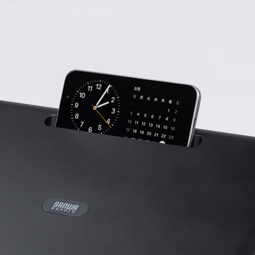 クッションテーブル（パソコンスタンド・膝上テーブル・タブレットスタンド・上下昇降・高さ変更可能・マウスパッド付・メッシュクッション）