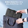 ノートPCケース（13.3インチ・14インチ対応・PCインナーケース・小物収納・ダブルルーム・A4収納対応・ブラック）