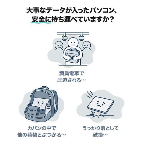 ノートパソコン インナーケース（13.3インチ・セミハード・スタンド・膝上テーブル・ノートパソコンスタンド）