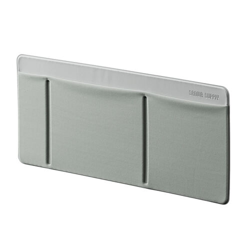 ノートパソコン収納（バッグ・オーガナイザー・貼り付け・マウス・ケーブル・収納・グレー）