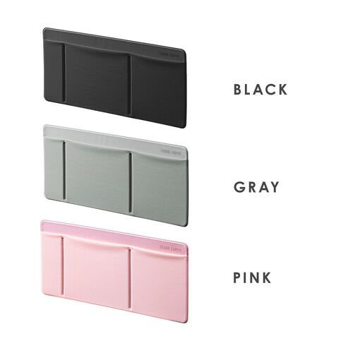 ノートパソコン収納（バッグ・オーガナイザー・貼り付け・マウス・ケーブル・収納・ピンク）