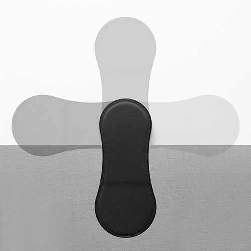 【アウトレット・中古・セール】マウステーブル（スライド式・パソコン・マウス・キーボード・肘置き・リストレスト・エルゴノミクス・クランプ取り付け・360度回転・ブラック）