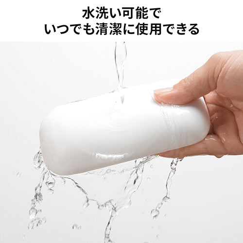 リストレスト付きマウスパッド(マウス用・手首・腱鞘炎防止・疲労軽減・クッション・ジェル・ブラック）