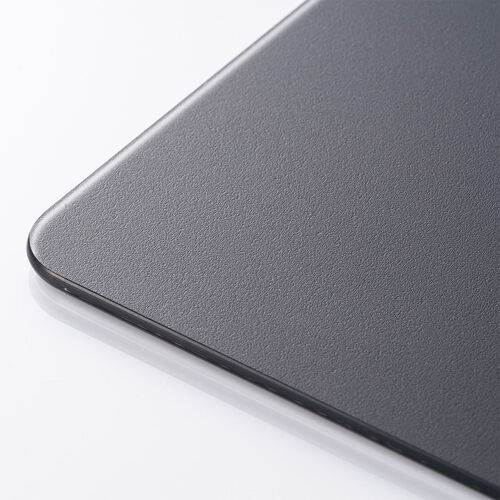 マウスパッド（ガラス・ゲーミング・強化ガラス・オフィス・厚さ3㎜・縦26cm・横35cm・9H・ブラック）