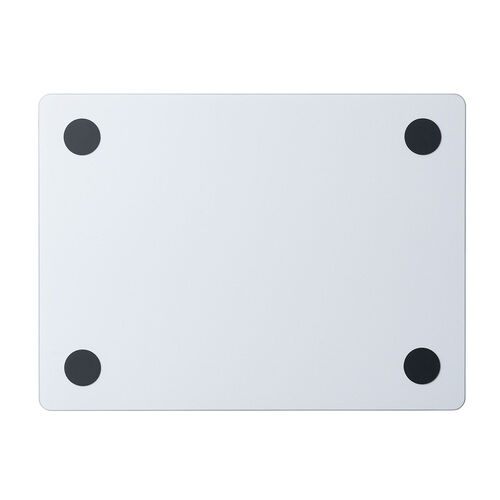 マウスパッド（ガラス・ゲーミング・強化ガラス・オフィス・厚さ3㎜・縦26cm・横35cm・9H・ホワイト）