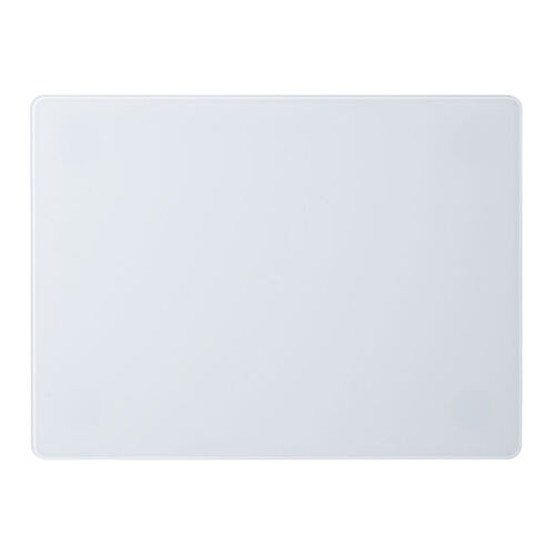 マウスパッド（ガラス・ゲーミング・強化ガラス・オフィス・厚さ3㎜・縦26cm・横35cm・9H・ホワイト）