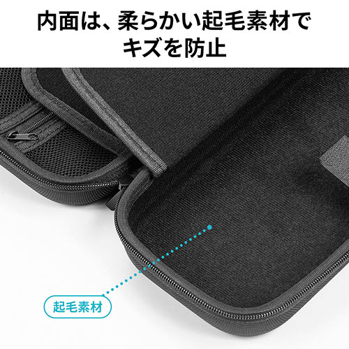 Nintendo Switchケース（Nintendo Switch・Nintendo Switch Lite・セミハードケース・ゲームカード20枚収納・大容量・取っ手付き）