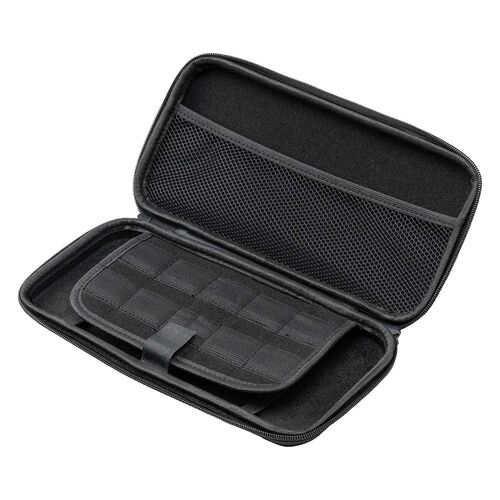 Nintendo Switch2 専用 セミハードケース（ゲームカード/microSDカード収納・ガラスフィルム・クリーニングクロス付き・ブラック）