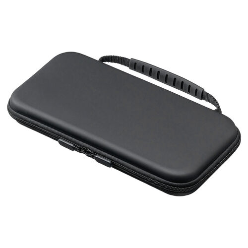 Nintendo Switch2 専用 セミハードケース（ゲームカード/microSDカード収納・ガラスフィルム・クリーニングクロス付き・ブラック）