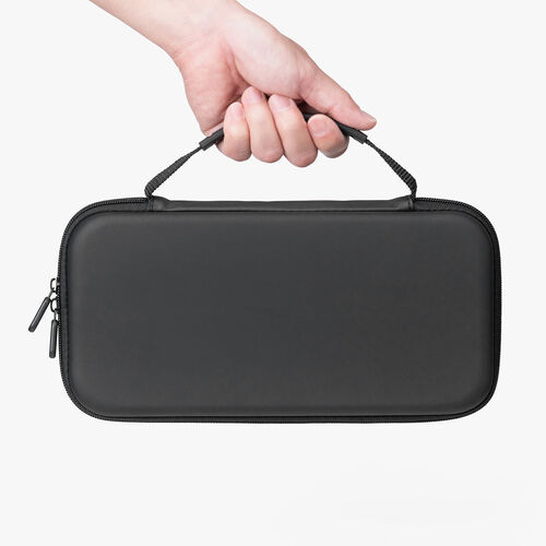 Nintendo Switch2 専用 セミハードケース（ゲームカード/microSDカード収納・ガラスフィルム・クリーニングクロス付き・ブラック）