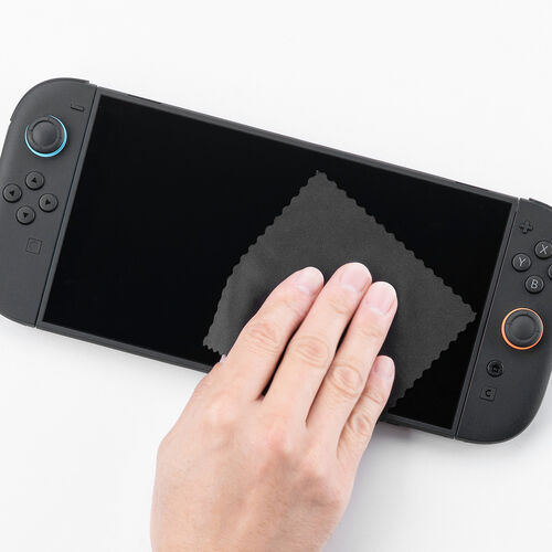 Nintendo Switch2 専用 セミハードケース（ゲームカード/microSDカード収納・ガラスフィルム・クリーニングクロス付き・ブラック）