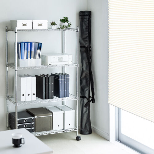 プロジェクタースクリーンケース（75～105型対応・耐水＆高耐久生地採用・ベルト付き・長さ拡張）