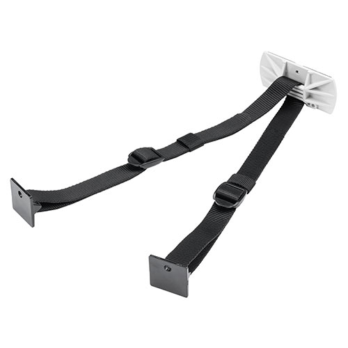 耐震ベルト（テレビ転倒防止ベルト・両面テープ取り付け・VESA・壁固定・65型まで・震度6強対応） QL017