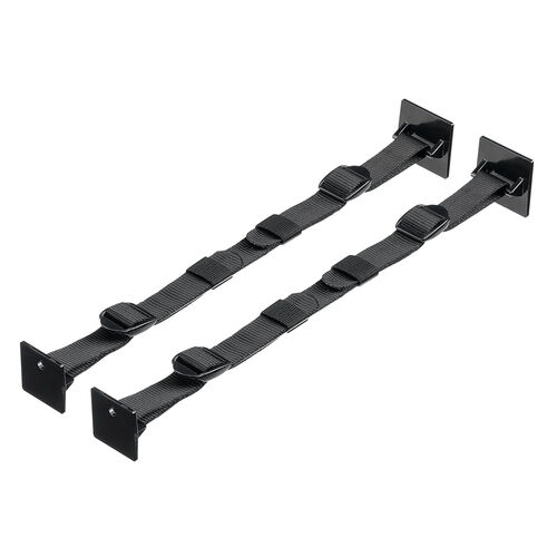 耐震ベルト（テレビ転倒防止ベルト・両面テープ取り付けタイプ・2か所取り付け・VESA・壁固定・65型まで・震度6強対応） QL019