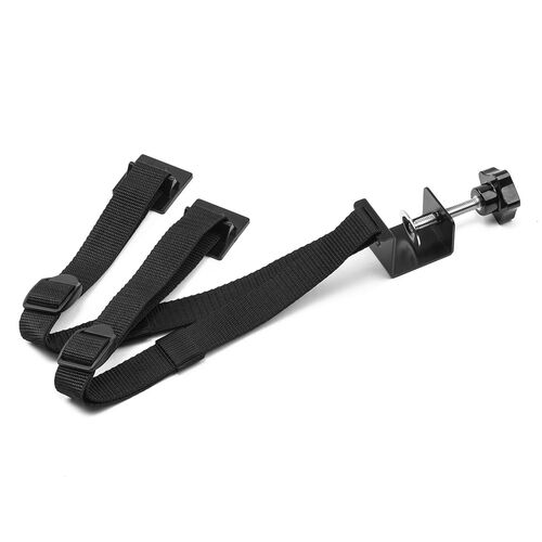 テレビ転倒防止ベルト（VESA取付・クランプ固定・穴あけ不要・壁固定対応・震度6強・耐震試験済み）