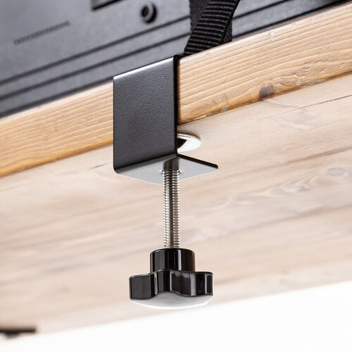 テレビ転倒防止ベルト（VESA取付・クランプ固定・穴あけ不要・壁固定対応・震度6強・耐震試験済み）