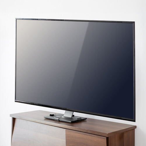 テレビ転倒防止（転倒ストッパー・簡単取り付け・65型対応・震度6強対応・耐震試験あり）