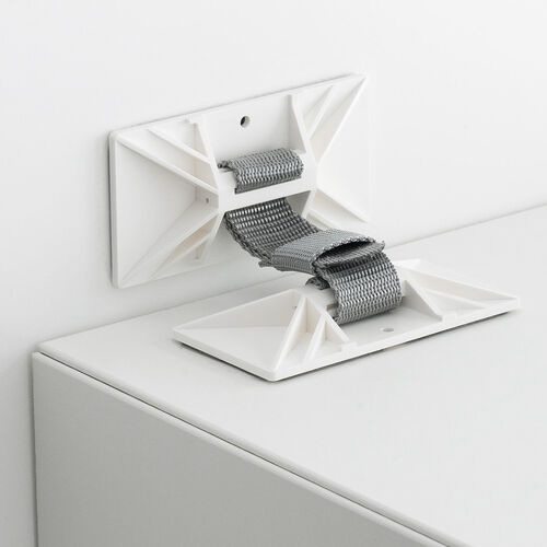 キャビネット固定ホルダー（地震対策・ロッカー固定・オフィス向け・業務用・震度6強・耐震試験済み・リンテック21製）