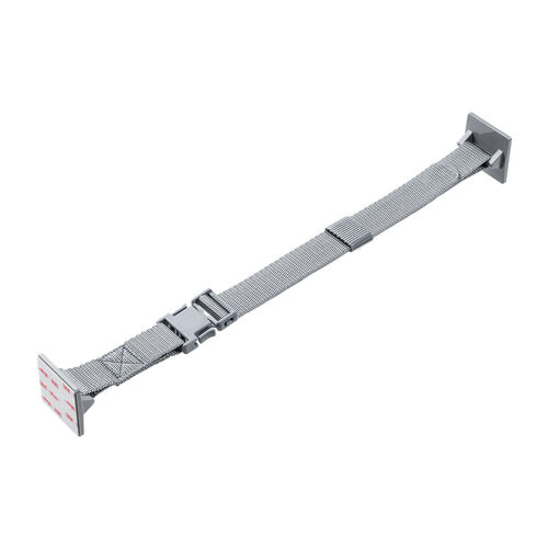 パソコンディスプレイ転倒防止ベルト（モニター落下防止・モニターストッパー・ワンタッチ着脱・長さ調節可能・震度6強・耐震試験済み）