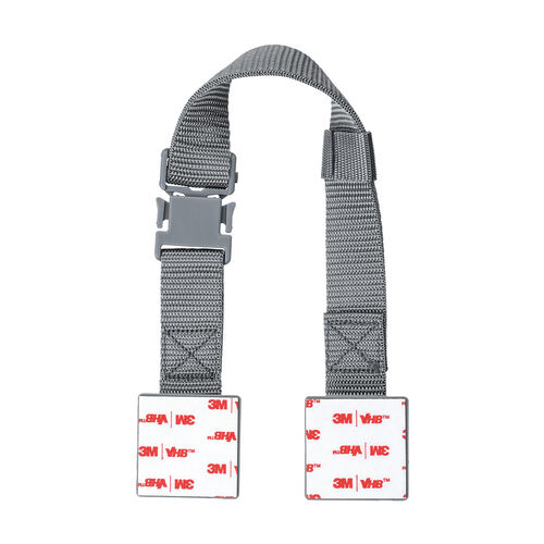 パソコンディスプレイ転倒防止ベルト（モニター落下防止・モニターストッパー・ワンタッチ着脱・長さ調節可能・震度6強・耐震試験済み）