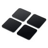 耐震マット（耐震ジェル・震度7クラス・5×5cm・4枚入り・ブラック）