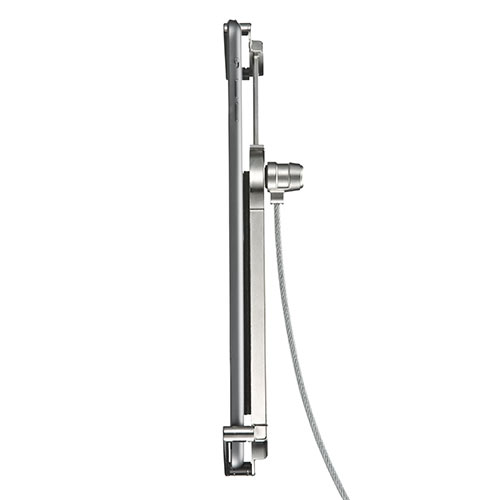 タブレット・iPadセキュリティワイヤー（10.5インチ/9.7インチiPad Pro・9.7インチiPad（2018/2017）・mini 4対応・汎用タイプ・7インチ～10インチ対応・シルバー）